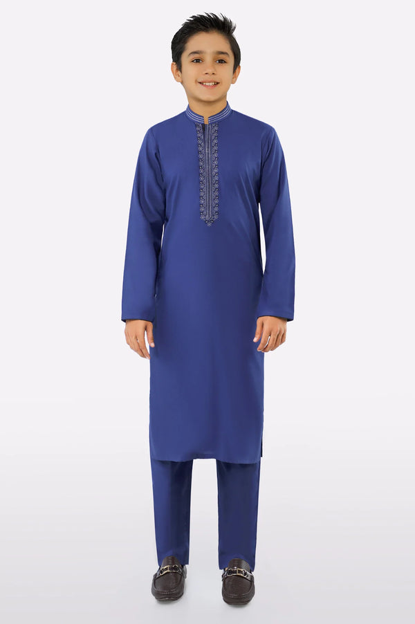 Blue Teens Kurta Pajama