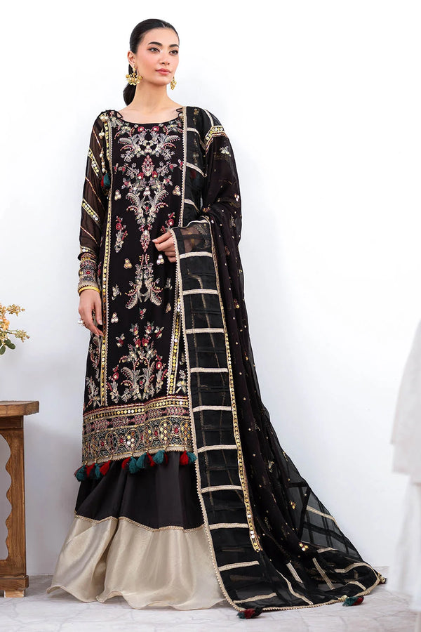 Embroidered Chiffon Suit Set